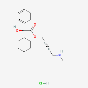 molecular formula C20H28ClNO3 B563902 (S)-N-Desethyl Oxybutynin Hydrochloride CAS No. 181647-14-3