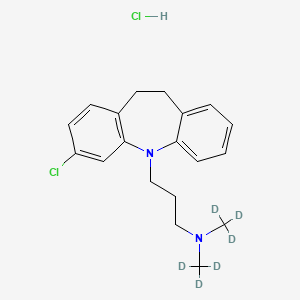 molecular formula C19H24Cl2N2 B563907 Clomipramine-d6 Hydrochloride CAS No. 1189882-28-7