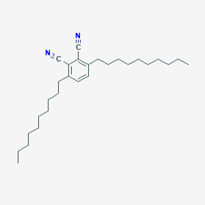 molecular formula C28H44N2 B056391 3,6-Bis(decyl)phthalonitrile CAS No. 119931-48-5