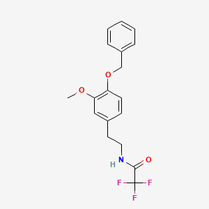 N-Trifluoroacetyl-4-benzyloxy-3-methoxyphenethylamine