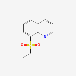molecular formula C11H11NO2S B563954 8-(Ethylsulfonyl)quinoline CAS No. 103646-26-0