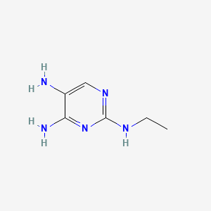 molecular formula C6H11N5 B563957 N2-Ethylpyrimidine-2,4,5-triamine CAS No. 100524-49-0