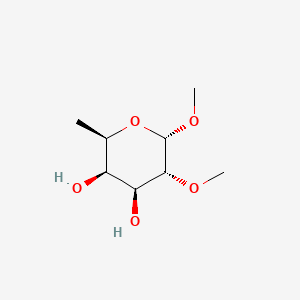 molecular formula C8H16O5 B563966 METHYL 6-DEOXY-2-O-METHYL-A-D-GALACTOPYRANOSIDE CAS No. 59981-27-0