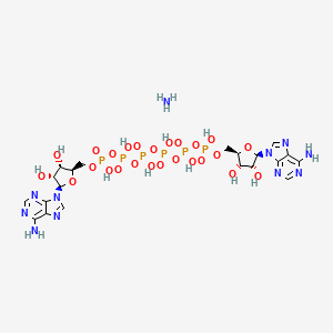molecular formula C20H33N11O25P6 B563978 A[5/']P6[5/']A Ammonium salt CAS No. 102783-34-6