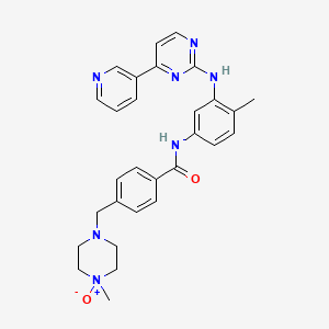 molecular formula C29H31N7O2 B564014 Imatinib (Piperidine)-N-oxide CAS No. 571186-91-9