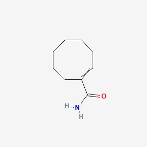 molecular formula C9H15NO B564016 Cyclooct-1-ene-1-carboxamide CAS No. 102943-36-2