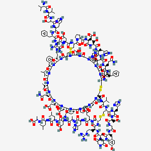 molecular formula C239H348N70O72S6 B564018 Transforming growth factor alpha (human) CAS No. 105186-99-0