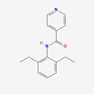 molecular formula C16H18N2O B5640258 N-(2,6-diethylphenyl)pyridine-4-carboxamide 
