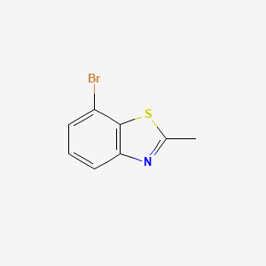 molecular formula C8H6BrNS B564029 7-Bromo-2-methylbenzo[d]thiazole CAS No. 110704-32-0