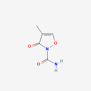 B564041 4-Methyl-3-oxoisoxazole-2(3H)-carboxamide CAS No. 110795-05-6