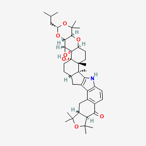 molecular formula C42H57NO7 B564080 Lolitrem C CAS No. 109862-63-7
