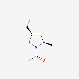 1-((2R,4S)-4-Ethyl-2-methylpyrrolidin-1-yl)ethanone