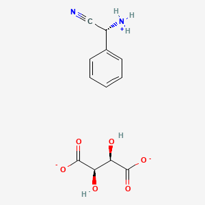 Bis((R)-(cyano(phenyl)methyl)ammonium) (R-(R*,R*))-tartrate