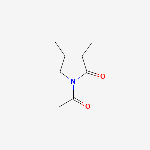 1-Acetyl-3,4-dimethyl-1H-pyrrol-2(5H)-one