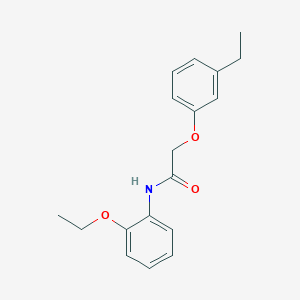 molecular formula C18H21NO3 B5641298 N-(2-ethoxyphenyl)-2-(3-ethylphenoxy)acetamide 