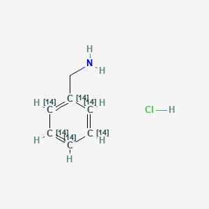 (1,2,3,4,5,6-14C6)cyclohexatrienylmethanamine;hydrochloride