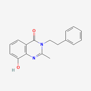 4(3h)-Quinazolinone,8-hydroxy-2-methyl-3-phenethyl-