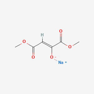 molecular formula C6H7NaO5 B564146 sodium;(Z)-1,4-dimethoxy-1,4-dioxobut-2-en-2-olate CAS No. 104629-54-1