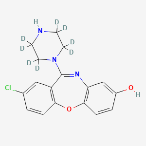 molecular formula C17H16ClN3O2 B564158 8-Hydroxy Amoxapine-d8 CAS No. 1189505-24-5