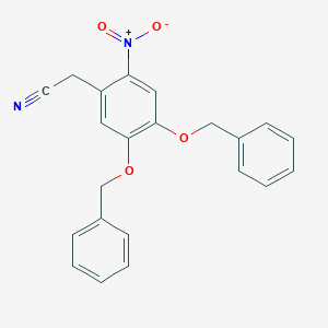 2-(4,5-Bis(benzyloxy)-2-nitrophenyl)acetonitrile