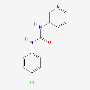 molecular formula C12H10ClN3O B5641607 1-(4-Chlorophenyl)-3-pyridin-3-ylurea CAS No. 13208-59-8