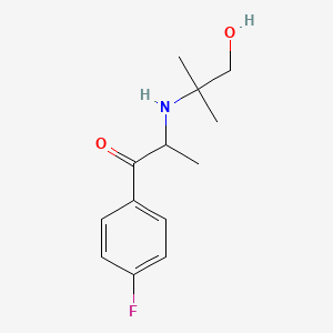 molecular formula C13H18FNO2 B564161 4-Fluorohydroxy Bupropion CAS No. 1076198-13-4
