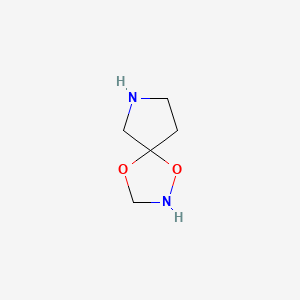 molecular formula C5H10N2O2 B564162 1,4-Dioxa-2,7-diazaspiro[4.4]nonane CAS No. 100454-81-7