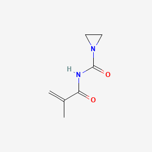 molecular formula C7H10N2O2 B564163 N-Methacryloylaziridine-1-carboxamide CAS No. 103175-60-6
