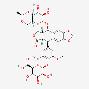molecular formula C35H40O19 B564172 Etoposide glucuronide CAS No. 100007-55-4