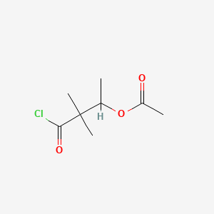 molecular formula C8H13ClO3 B564185 3-Acetoxy-2,2-dimethylbutyryl chloride CAS No. 859082-28-3