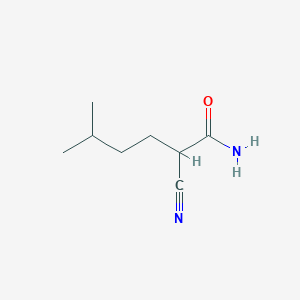 2-Cyano-5-methylhexanamide
