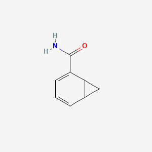 molecular formula C8H9NO B564204 Bicyclo[4.1.0]hepta-2,4-diene-2-carboxamide CAS No. 100960-88-1
