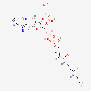 molecular formula C23H36LiN7O16P3S B564213 CID 71308497 CAS No. 103213-58-7