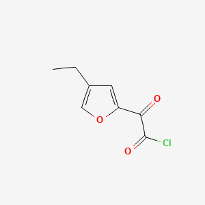 (4-Ethylfuran-2-yl)(oxo)acetyl chloride