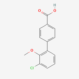 4-(3-Chloro-2-methoxyphenyl)benzoic acid