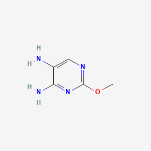 molecular formula C5H8N4O B564226 2-Methoxypyrimidine-4,5-diamine CAS No. 104900-51-8