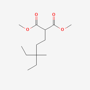molecular formula C13H24O4 B564230 二甲基(3,3-二乙基丁基)丙二酸酯 CAS No. 73049-73-7