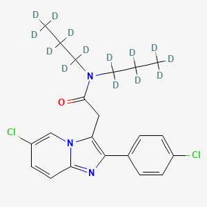 molecular formula C21H23Cl2N3O B564242 Alpidem-d14 