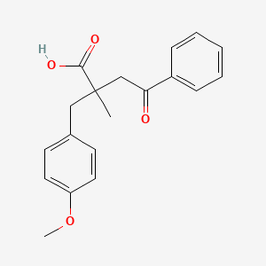molecular formula C19H20O4 B564243 N-Benzoyl-O,alpha-dimethyl-DL-tyrosine CAS No. 118024-43-4