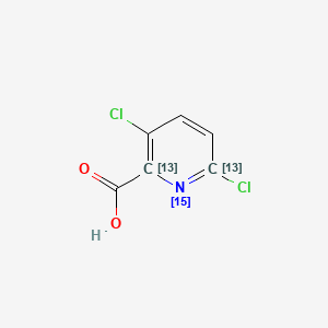 molecular formula C6H3Cl2NO2 B564245 Clopyralid-13C2,15N CAS No. 1189959-68-9