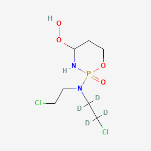 molecular formula C7H15Cl2N2O4P B564252 4-Hydroperoxy Cyclophosphamide-d4 CAS No. 1246816-71-6