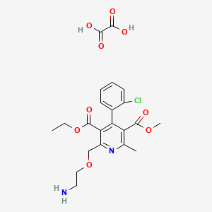 molecular formula C22H25ClN2O9 B564258 Dehydro Amlodipine Oxalate CAS No. 1216406-90-4