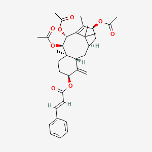 molecular formula C35H44O8 B564259 2,7-Dideacetoxytaxinine J CAS No. 115810-14-5