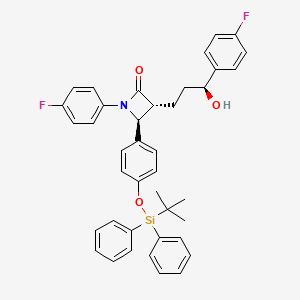 molecular formula C40H39F2NO3Si B564261 Ezetimibe Phenoxy tert-Butyldiphenylsilyl Ether CAS No. 1042722-66-6
