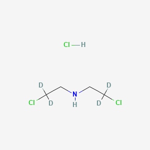molecular formula C4H10Cl3N B564269 Bis(2-chloroethyl)amine-d4 Hydrochloride CAS No. 58880-33-4