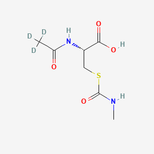 molecular formula C7H12N2O4S B564275 N-Acetyl-d3-S-(N-methylcarbamoyl)-L-cysteine 