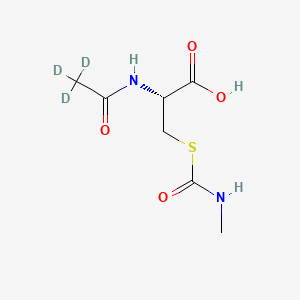 molecular formula C7H12N2O4S B564275 N-Acetyl-d3-S-(N-methylcarbamoyl)-L-cysteine CAS No. 131685-10-4