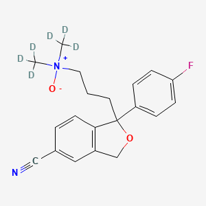 molecular formula C20H21FN2O2 B564278 Citalopram-d6 N-Oxide CAS No. 1189652-54-7