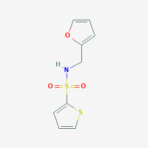 molecular formula C9H9NO3S2 B5642830 N-(furan-2-ylmethyl)thiophene-2-sulfonamide 