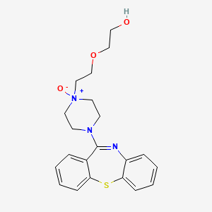 molecular formula C21H25N3O3S B564285 Quetiapine N-Oxide CAS No. 1076199-40-0